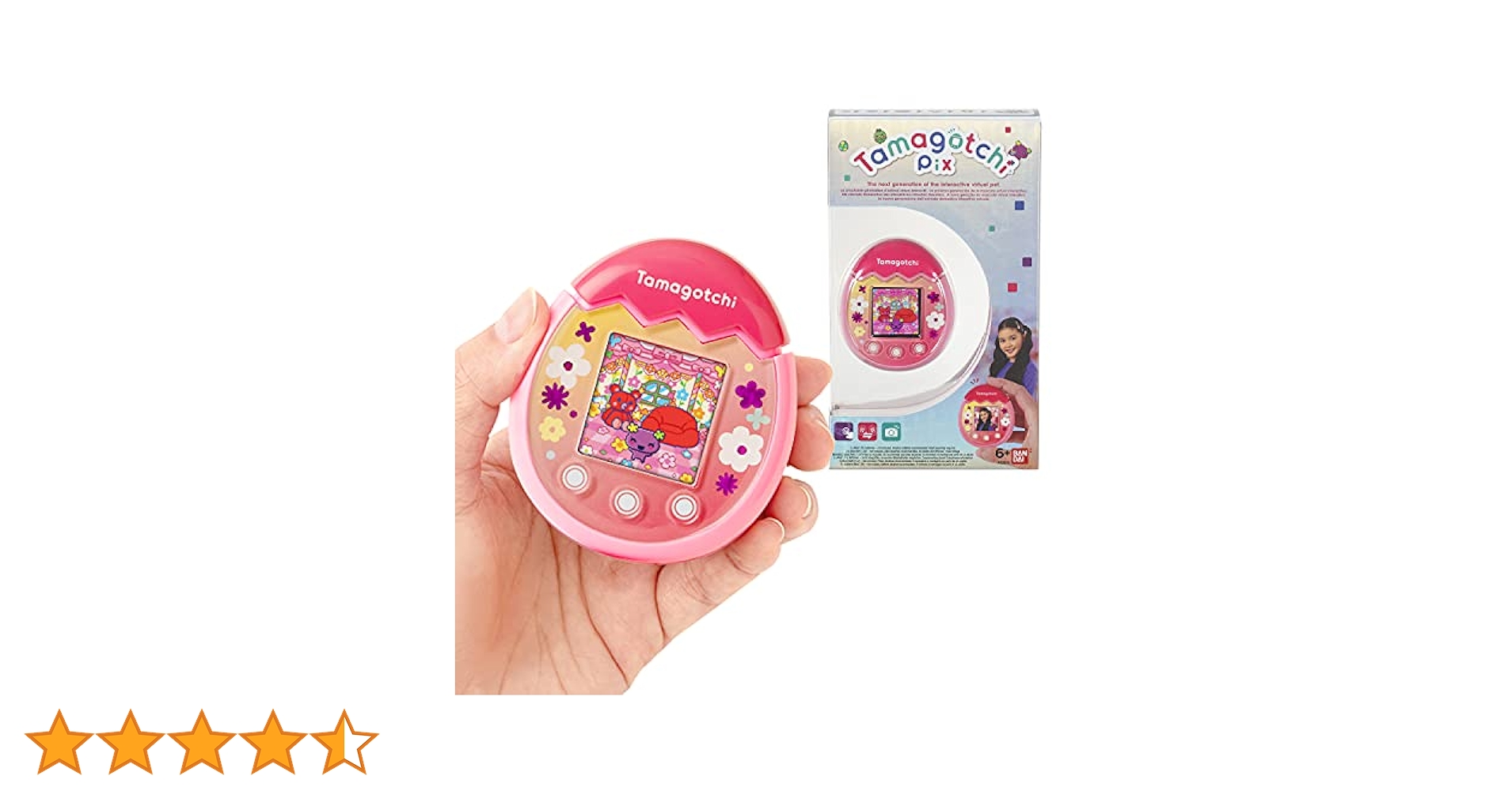 たまごっち Pix partypink Bandai Tamagotchi Pix Pink 42901 - Best Buy